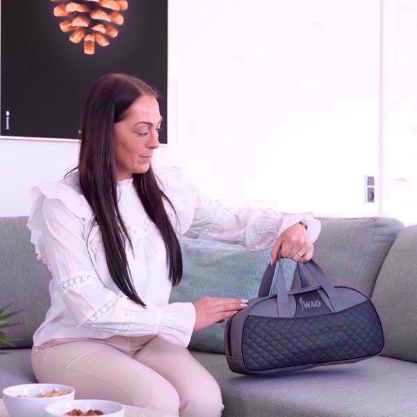 IWAO Aura Massagepude + Taske