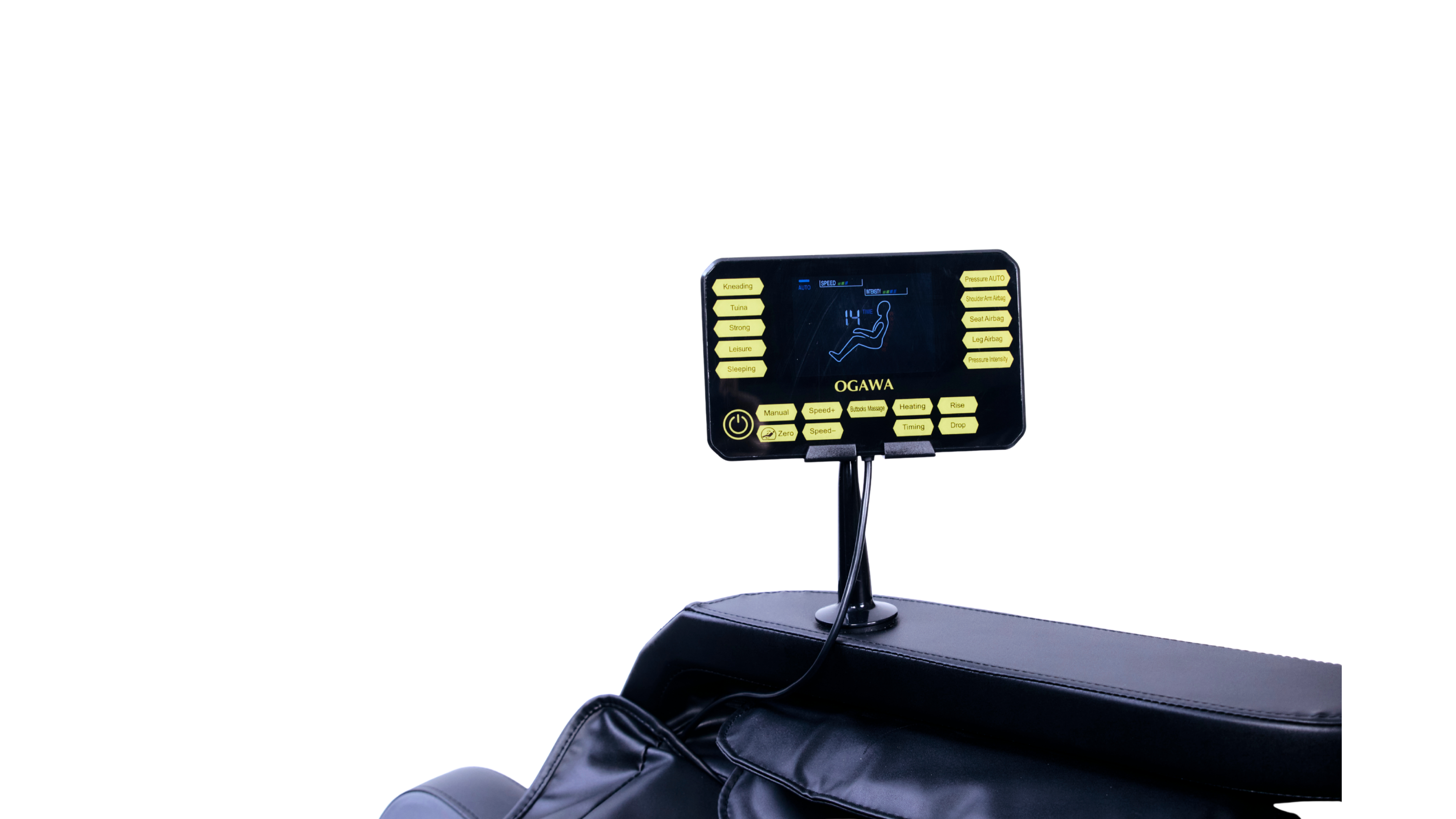 Ogawa Prima - Sort - 8D Massagestol