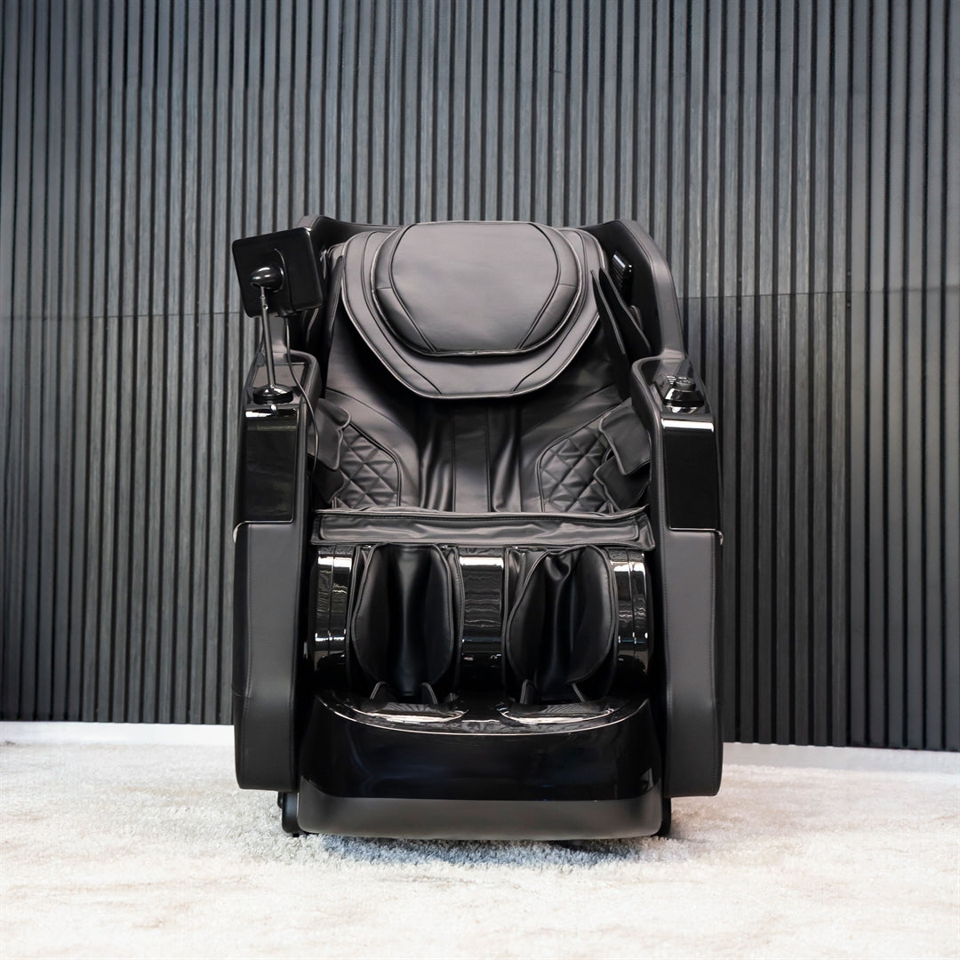 IWAO Apollo Pro med ultimativ komfort - 3D Massagestol - Sort