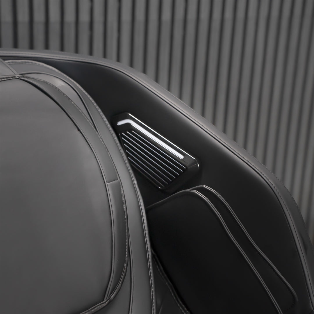 IWAO Apollo Pro med ultimativ komfort - 3D Massagestol - Sort