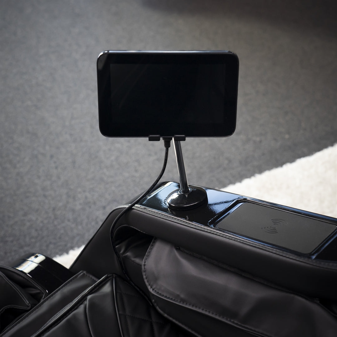 IWAO Apollo Pro med ultimativ komfort - 3D Massagestol - Sort