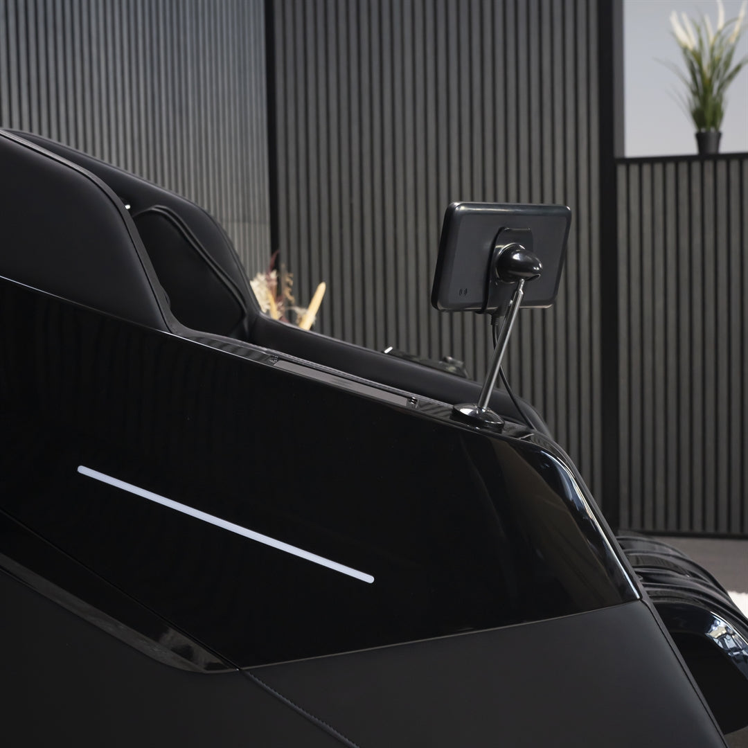 IWAO Apollo Pro med ultimativ komfort - 3D Massagestol - Sort