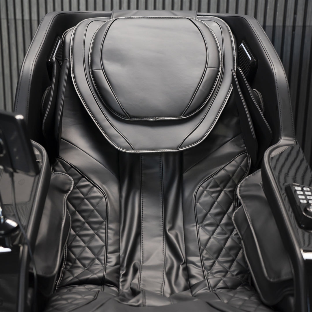 IWAO Apollo Pro med ultimativ komfort - 3D Massagestol - Sort