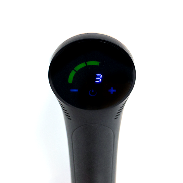 IWAO Pi Massagepistol, Massage gun kontrolpanel menu