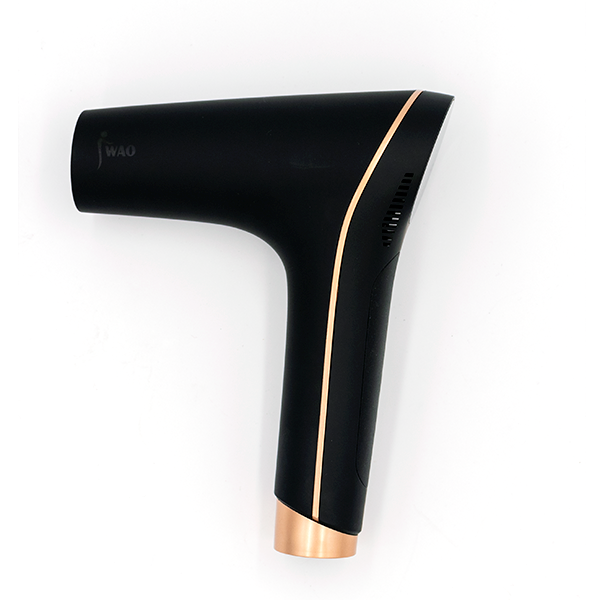 IWAO Pi Massagepistol, Massage gun fra siden uden mundstykke