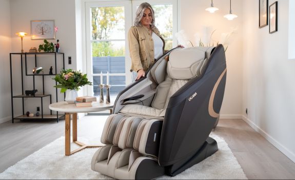 OGAWA Cosmo X2 - Grey/Black- 3D Massagestol