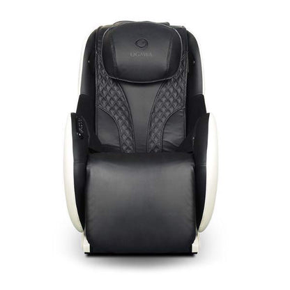 OGAWA MySofa Luxe - Sort/Hvid - 2D Massagestol set forfra