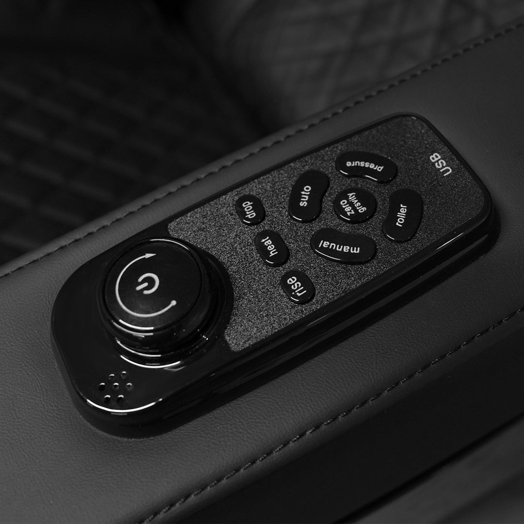 IWAO Performance med 2025 teknologi - 8D Massagestol - Sort