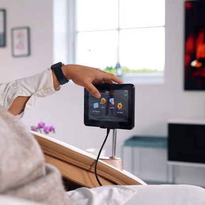 OGAWA Sonic-X - Latte - 2D Massagestol nem at bruge touch skærm