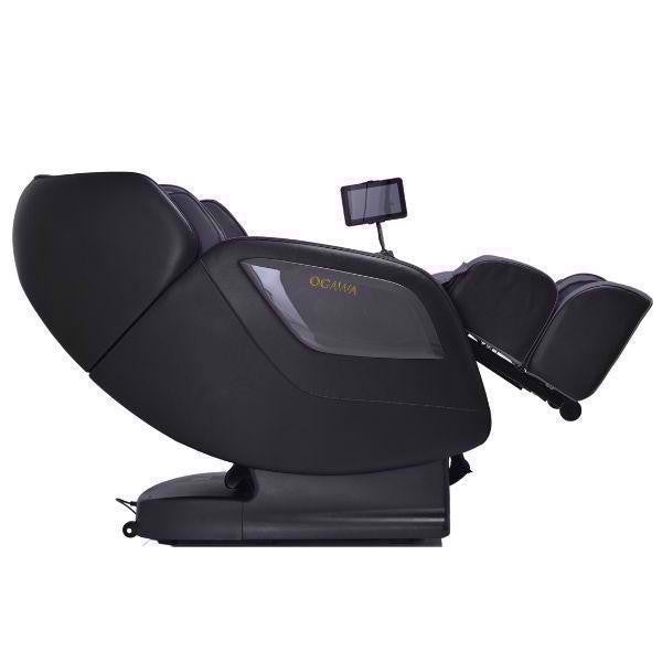 OGAWA Sonic-X - Grå - 2D Massagestol set fra siden i zero gravity mode